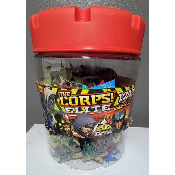 The Corps Elite 120 pcs Giant Army Set Military Battle Kids Toys - Picture 2 of 4